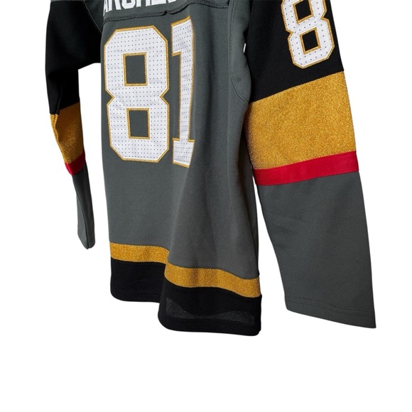 Vegas Golden Knights Adidas Hockey Jersey Marchessault #81 Size S/M Gray NHL - Picture 11 of 12